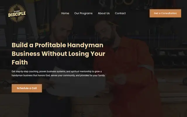The Handy Disciple website